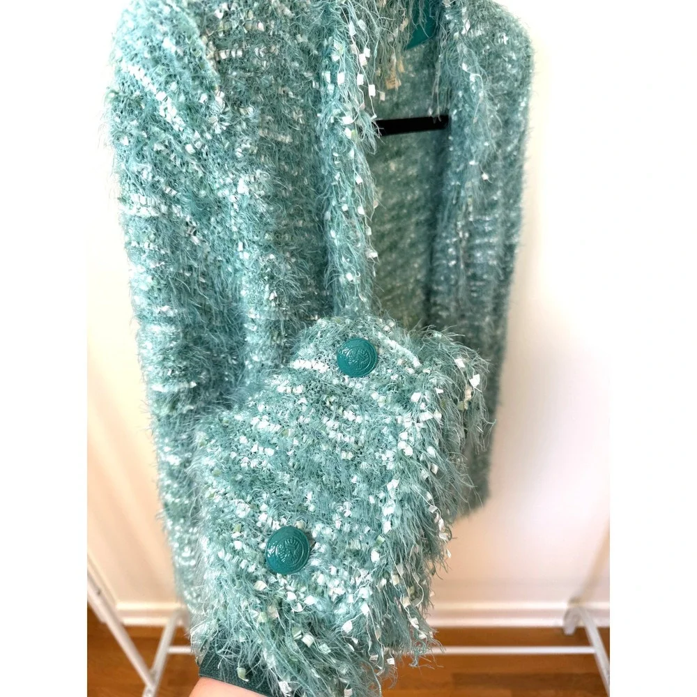 L'AGENCE Azure Cardigan Blazer‎ – Teal – Size XS / 2